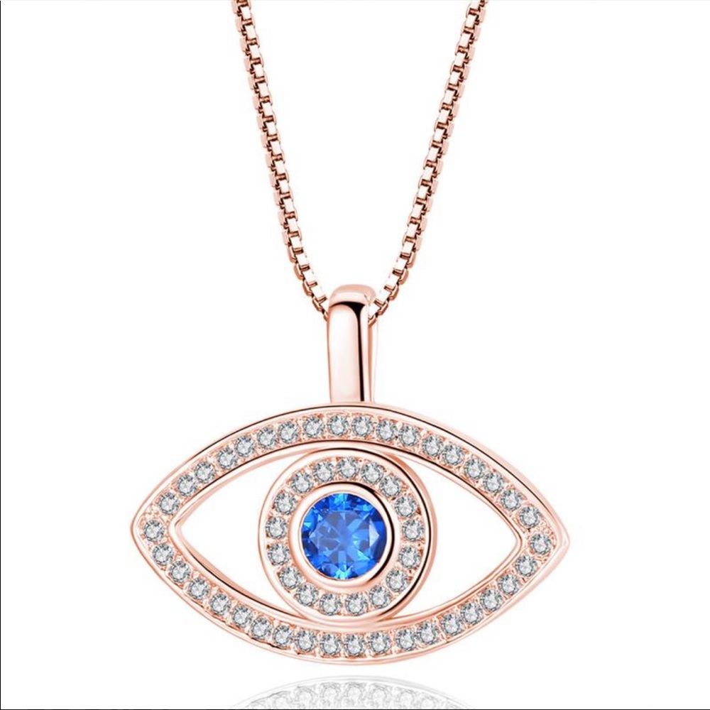 PRICE CUT UNTIL 2/9 ONLY! God’s Eye*Evil Eye pendant w/chain